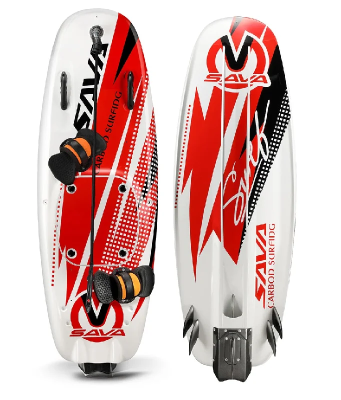 red surfboard