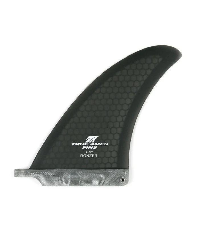 surfboard fins with greater depth for stability-Bonzer Smoke Hexcore 6.75