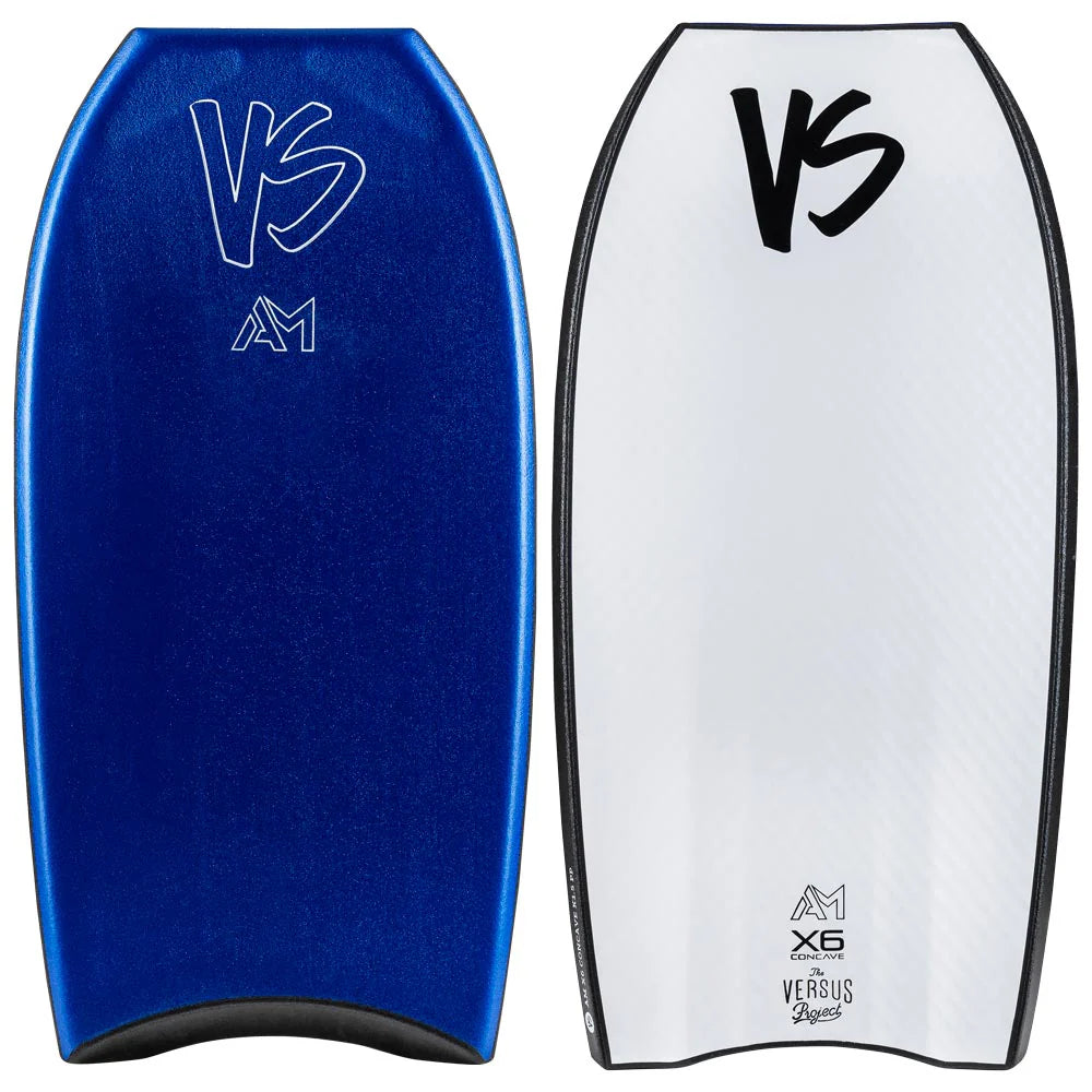 longboard surfboards with an old-school aesthetic-VS Anthony Miller X6 Mini Quad - Dark Blue/White 40",41"