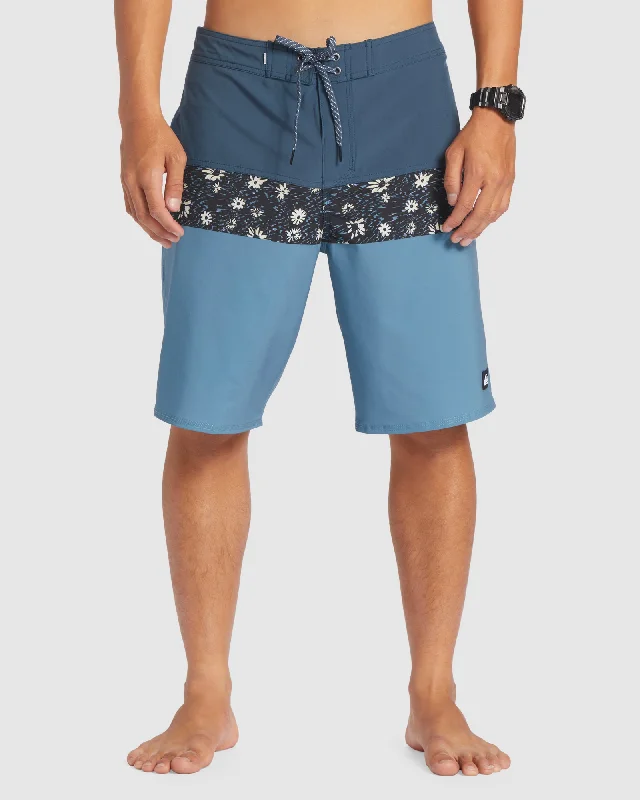 surf clothing with stretchy, comfortable fit-Mens Surfsilk Panel 20" Boardshorts