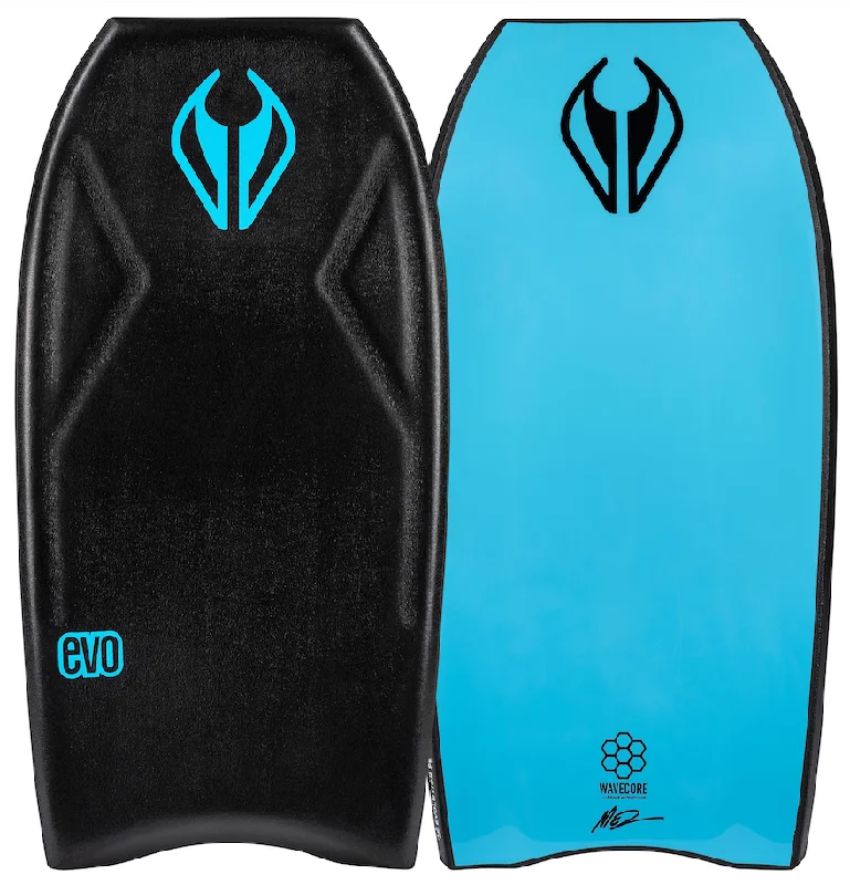 best longboard surfboards for vintage-inspired designs-NMD Evolution PE - Black Aqua - 43''