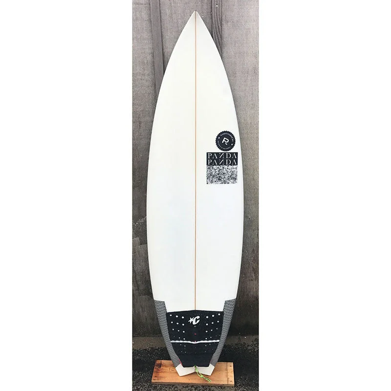 surfboard fin box key for proper installation-Used Panda 5'10" The Sweet Leaf Surfboard