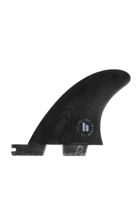 surfboard fins with stronger base for added power-FCS II Carver PG Small Quad Rear Set - Black