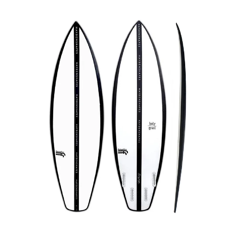 surfboard racks with multiple mounts for storage-Haydenshapes - Holy Grail - Clear - Future Flex - Futures (5 fin setup)