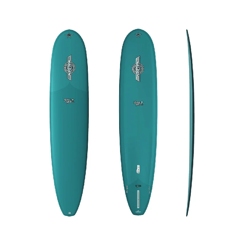 surfboard patch kits for fixing holes-9’0” Walden Magic Model - Trueride Poly - Dark Green - Futures (2+1)