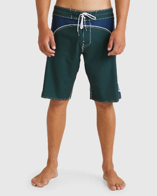 surf clothing with extra-large collars for protection-Mens Saddle Pro Boardshorts