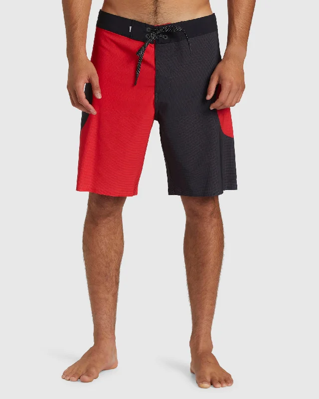 surf clothing for beach hikes-Mens Highline Pro Straight 19" Boardshorts