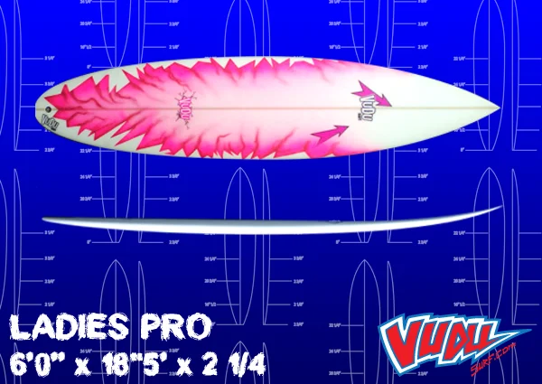 surfboard waterproof covers for protection-LADIES PERFORMANCE SHORTBOARD 6.0 x 18.5 x 2.25