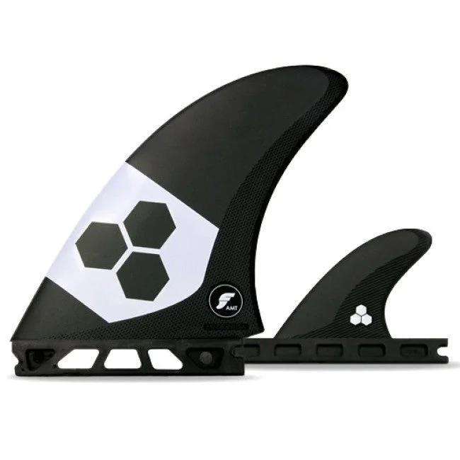 surfboard fins for stability in choppy conditions-Futures Fins AMT Alpha Series Twin + 1 Fin Set - Carbon/White