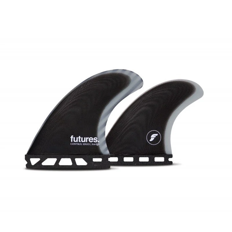 surfboard fins for balanced wave rides-Futures Fins EA Quad - Black/Grey