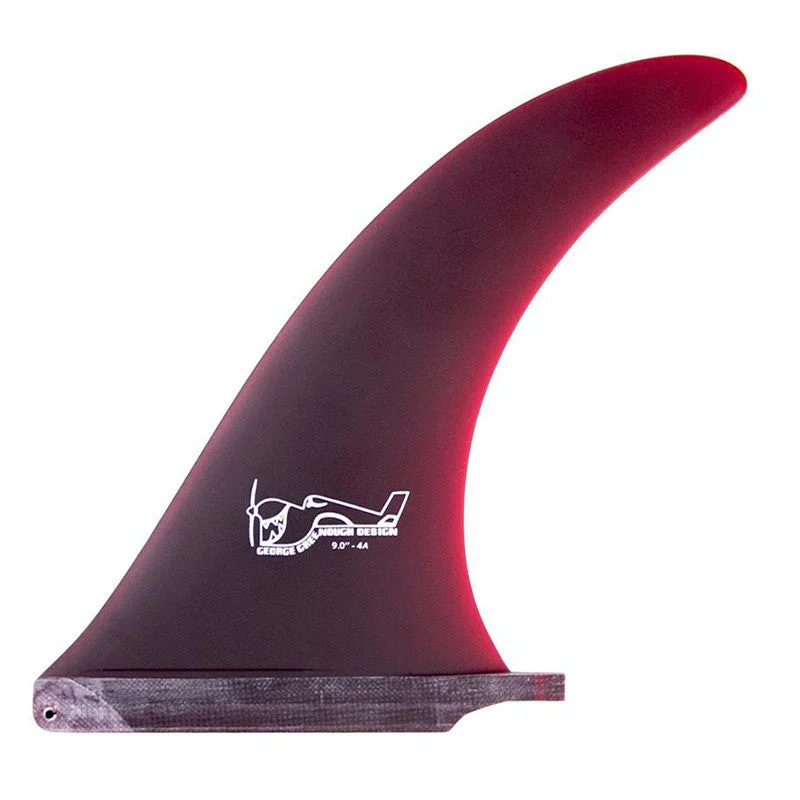 surfboard tail hook for hanging surfboards-True Ames 7.5" Greenough 4A - Red