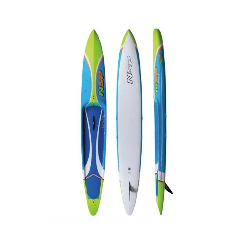 surfboard mounts for easy vehicle attachment-14’0” NSP - Carolina - Pro Carbon - Race SUP - 25 3/4” - Race single fin