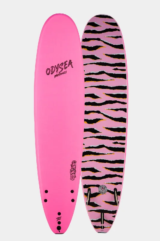 longboard surfboards with traditional shapes-Catch Surf Odysea 9'0" Log X JOB Pro Surfboard - Hot Pink