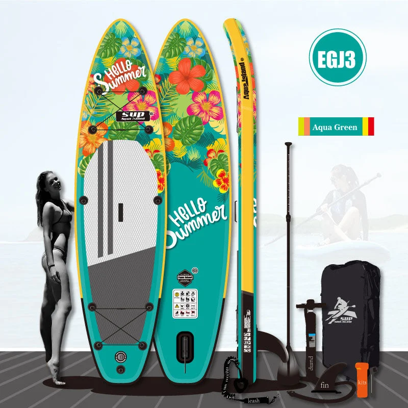 surfboard fins with adjustable height-Flowers SUP Surfboard Manufacturer Supplies 3.2 Meters Paddle Summer