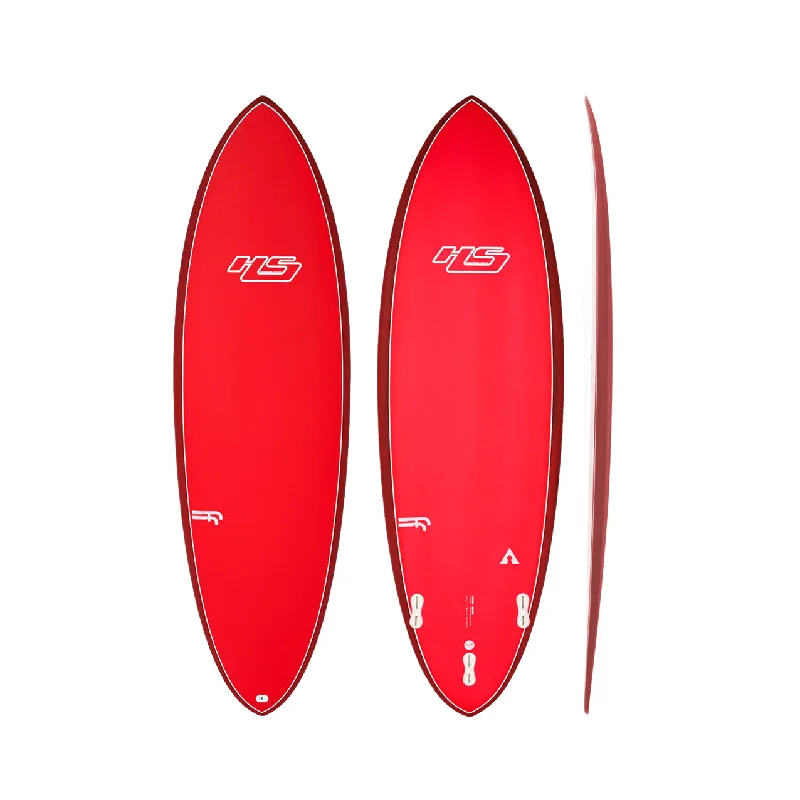 surfboard bag with reinforced seams for durability-5’10” Haydenshapes Hypto Krypto - Future Flex - Signal Red Inline - Futures (3 fin setup)