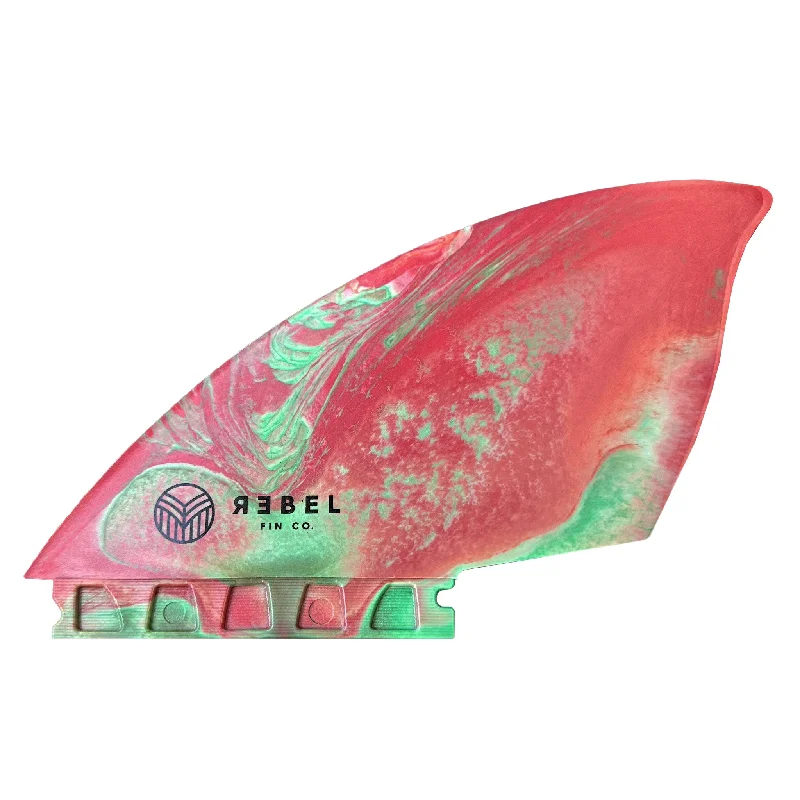 surfboard fins for quick and responsive maneuvers-MARBLE TWIN FINS - recycelte glasfaserverstärkte Materialien