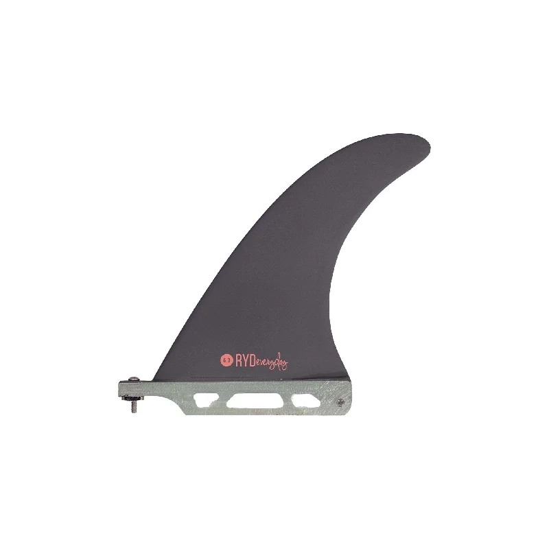 surfboard fins for tight, controlled arcs-Everyday 6"-Glass Longboard Fin