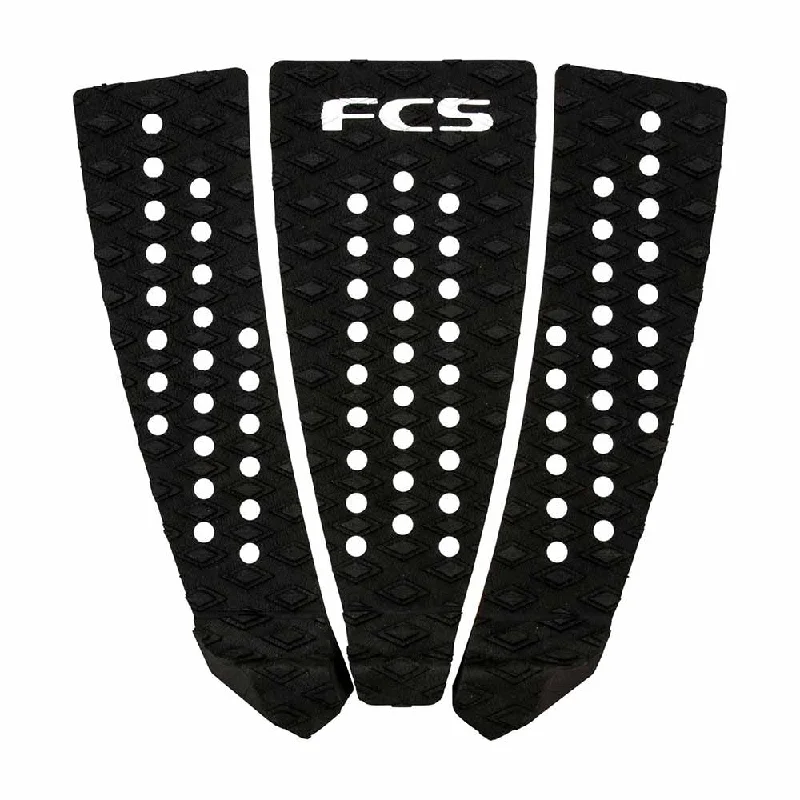 surfboard towel with drying capabilities-FCS C-3 Surfboard Deck Grip  - Black