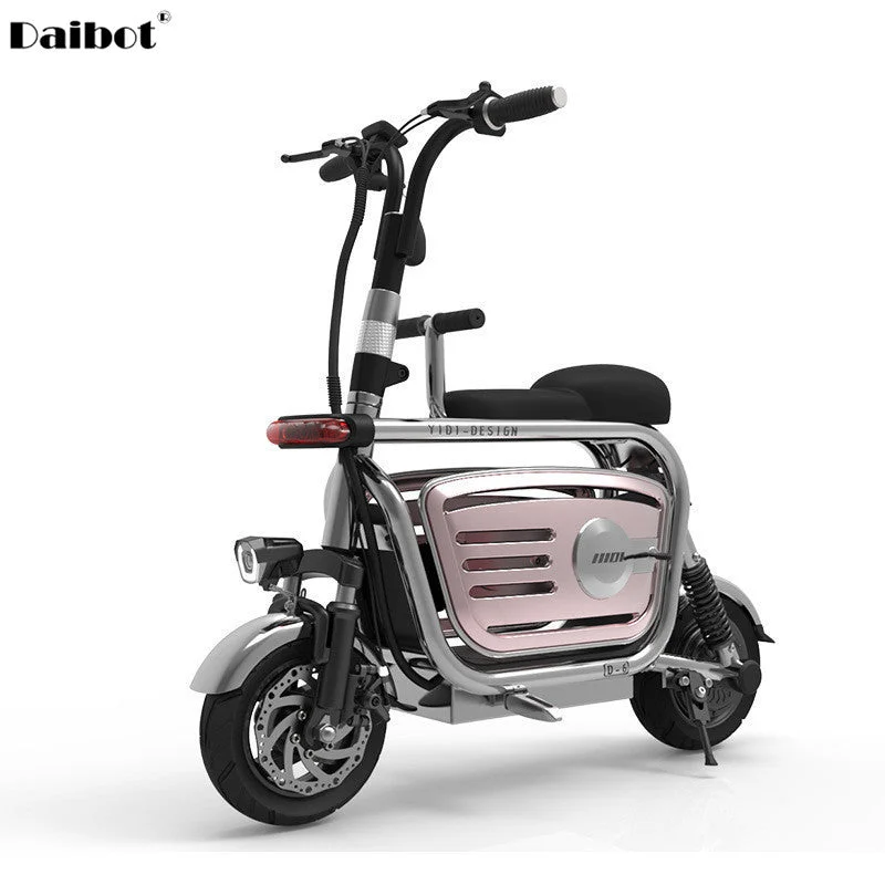 surf clothing for beach yoga-New Foldable Electric Bike 2 Wheels With  Mini Electric Scooter Hydraulic Absorber