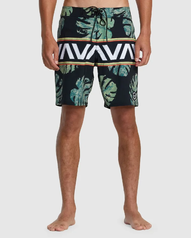 surf clothing with unique textures for style-Mens Oblow Hawaii Banded