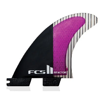 surfboard fins with unique shapes for customized rides-FCS II Reactor PC Carbon Tri Fin Set