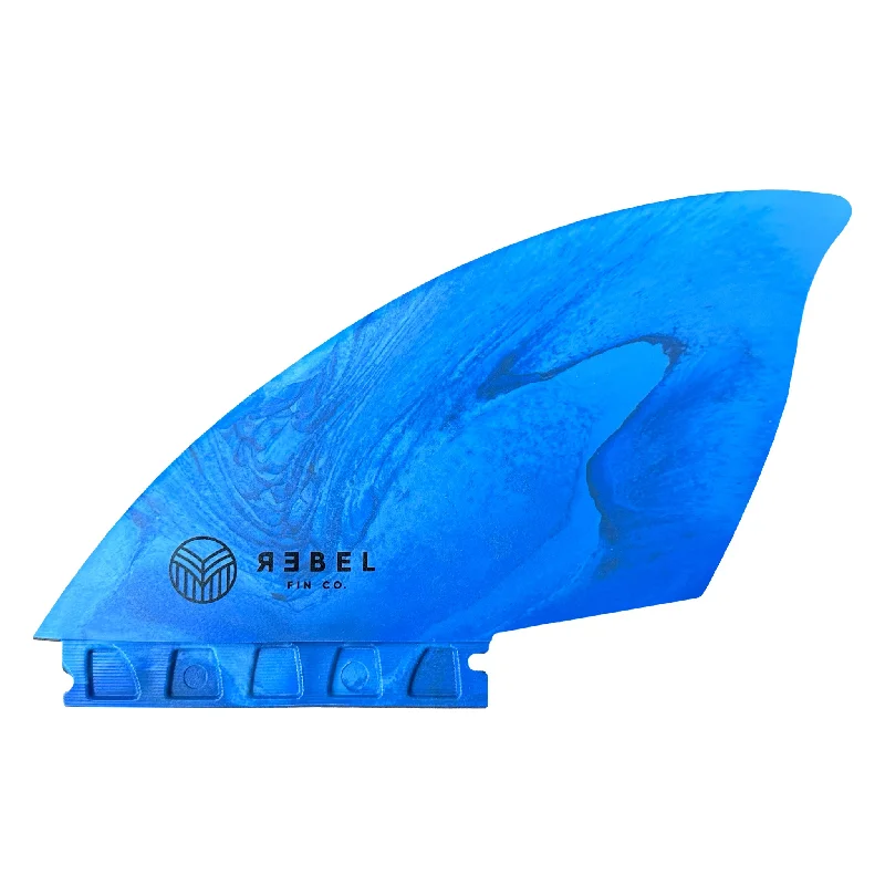 surfboard fins with different materials for performance-MARBLE TWIN FINS - recycelte glasfaserverstärkte Materialien