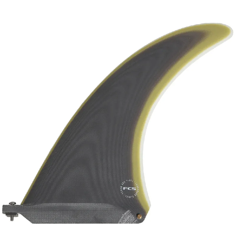 surfboard fins for balanced wave rides-FCS Clique Screw & Plate PG 9 Fin Charcoal