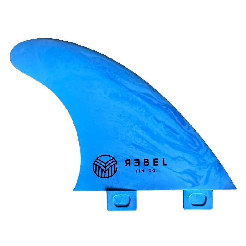 surfboard fins with improved maneuvering-MARBLE THRUSTER FINS - FCS 1 - recycelte glasfaserverstärkte Materialien