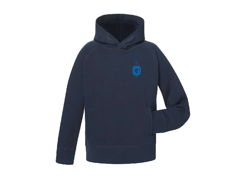 surf clothing with vibrant patterns for style-Kids G-Surf Classic Logo Hoody - Navy/Blue