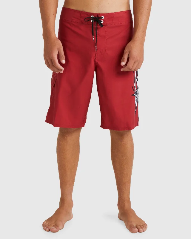 surf clothing with vibrant patterns for style-Mens Flame OG Boardshorts