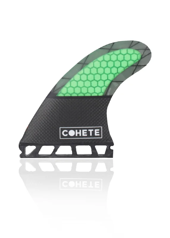 surfboard fins for enhanced wave-catching ability-COHETE - DREAM TOUR CARBON HYBRID FINS