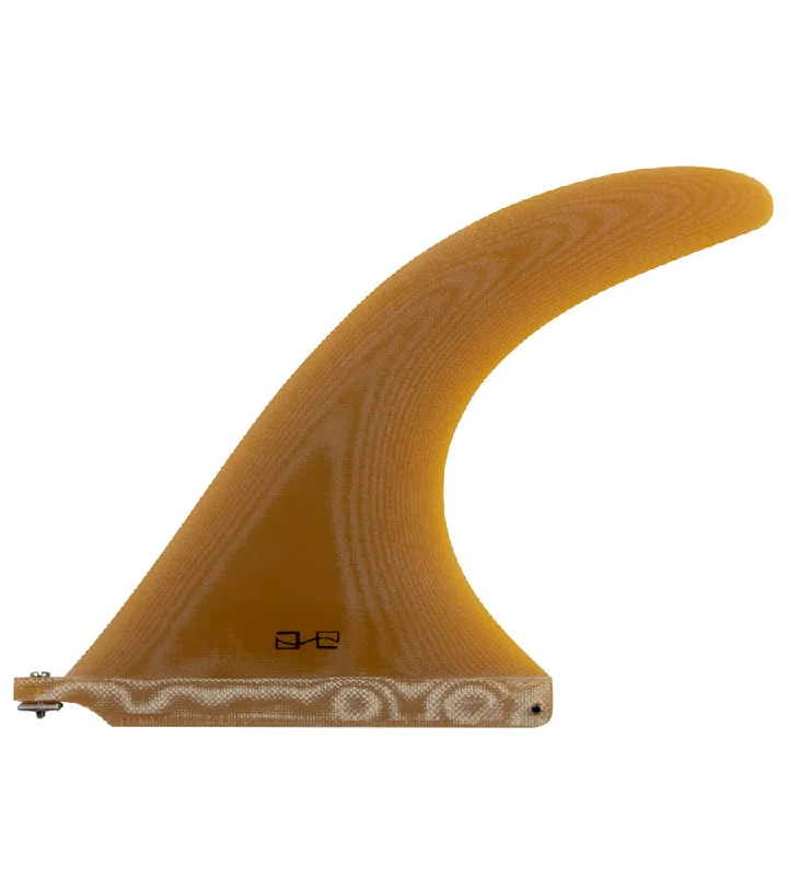 surfboard fins with smooth edges for gentle rides-L-Fin Mustard 9.125