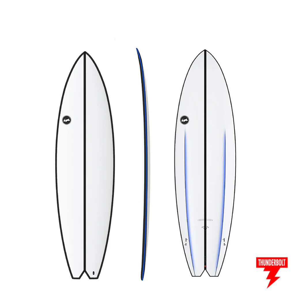 surfboard travel accessories for a convenient trip-Hydroplane 6'7" - Blue Pinline