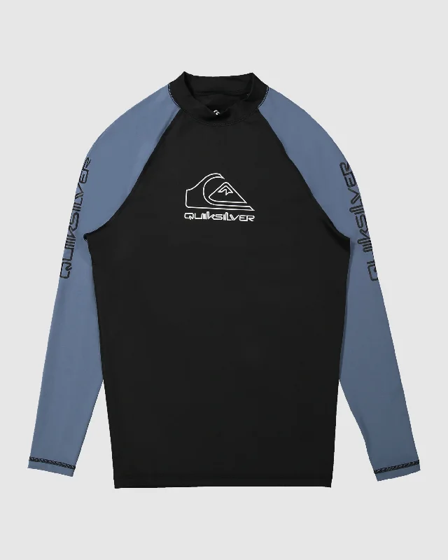 surf clothing for off-season surfing-Mens On Tour Apac Long Sleeve UPF 50 Rash Vest