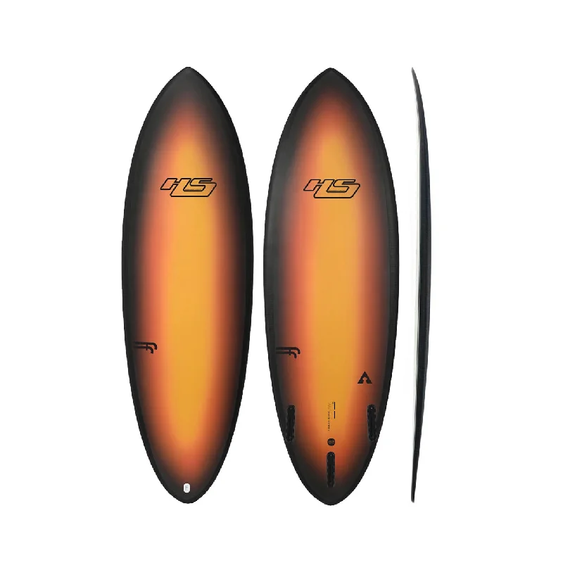 surfboard bags with ventilated compartments for freshness-5’10” Haydenshapes Hypto Krypto - Future Flex - Sunburst - Futures (3 fin setup)