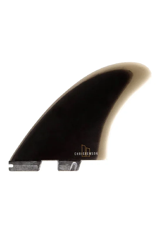 surfboard fins for quicker pivots-FCS II Christenson Twin Fin Set - Black