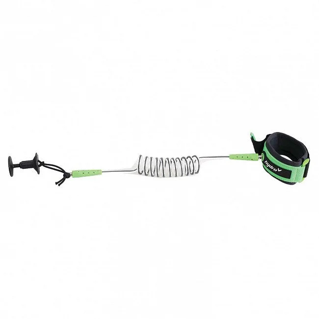 surfboard deck pads with waterproof materials-Hydro Bodyboard Wrist Leash - Charcoal / Green