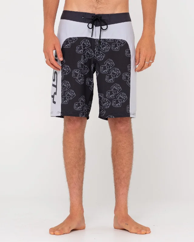 surf clothing for custom, personalized fits-MENS NO DICE BOARDSHORTS