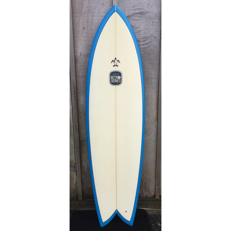 surfboard carrying cases for board safety-Used Robert August Retro Series 6'4" Fish Surfboard