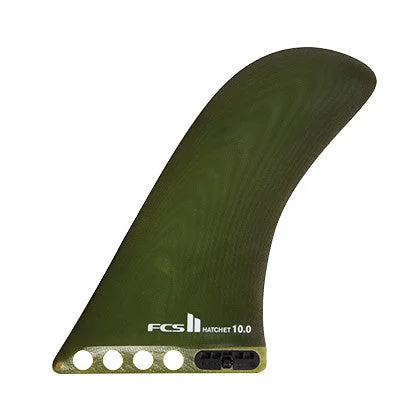 surfboard fins for enhanced wave-catching ability-FCS II Hatchet  PG 9" Longboard Fin - Mustard