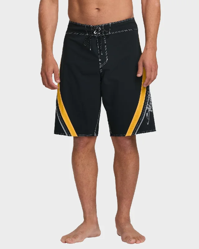 surf clothing with enhanced fit for women surfers-Mens Fluid 2K Pro Boardshorts