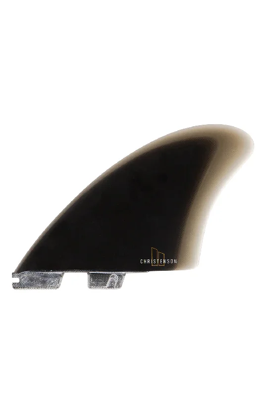 surfboard fins for quick and responsive maneuvers-FCS II Christenson Keel Fin Set - Black