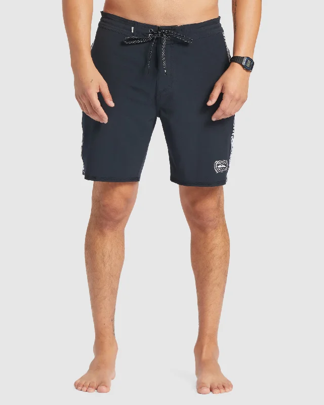 surf clothing for multi-surf conditions-Mens Taped Beachshort 18" Beachshorts