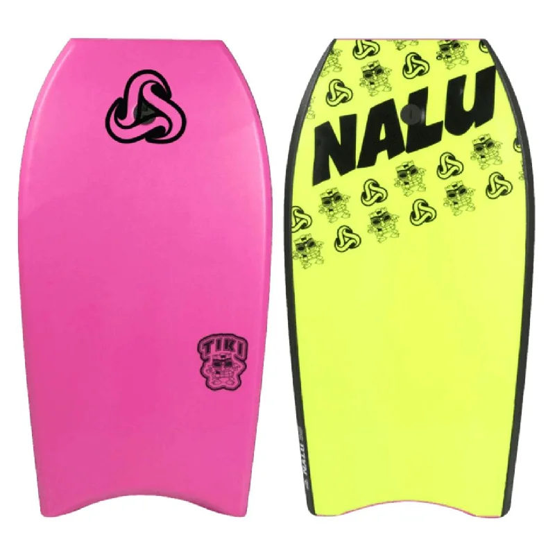 longboard surfboards for relaxed beach cruising-NALU TIKI EPS - Pink