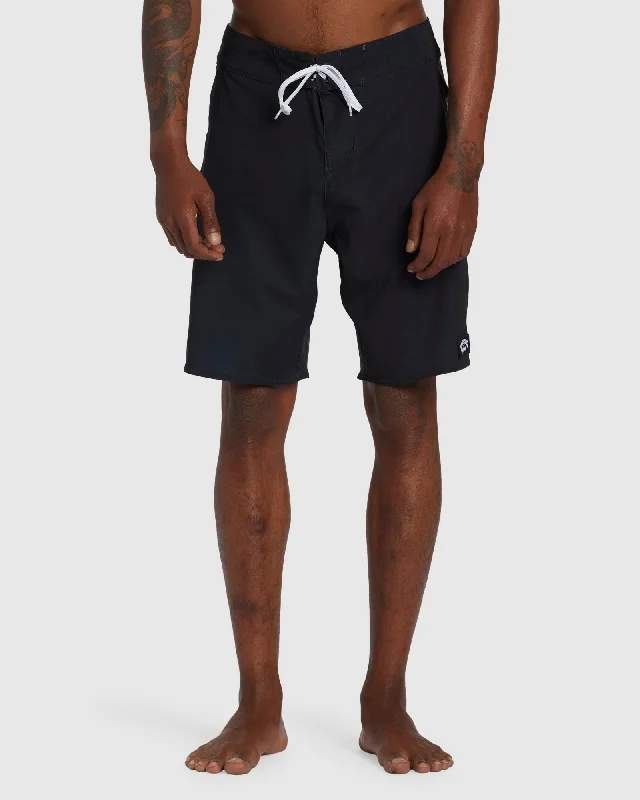 surf clothing with compression features-Mens Skulls Dbah Pro Boardshorts