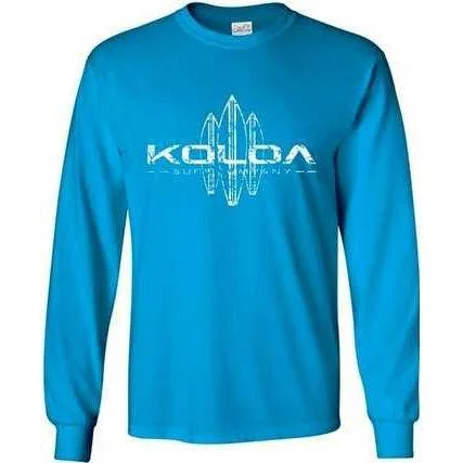 longboard surfboards for smooth wave entry-Koloa Surf Co. Vintage Surfboard Long Sleeve T-Shirt