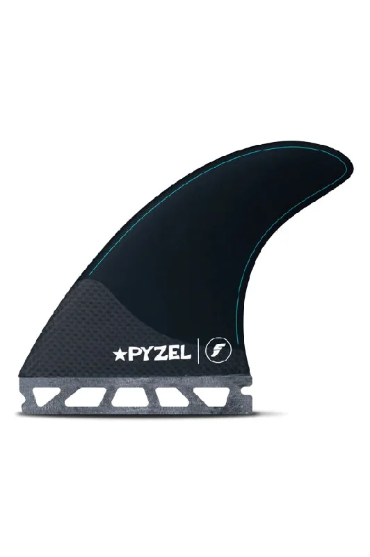 surfboard fins for ultimate precision in turns-Futures Fins Pyzel Medium Thruster Fin Set - Black