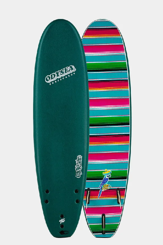 surfboard rash guards for added protection while paddling-Catch Surf Odysea 7'0" Log X Johnny Redmond Pro Surfboard - Verde Green