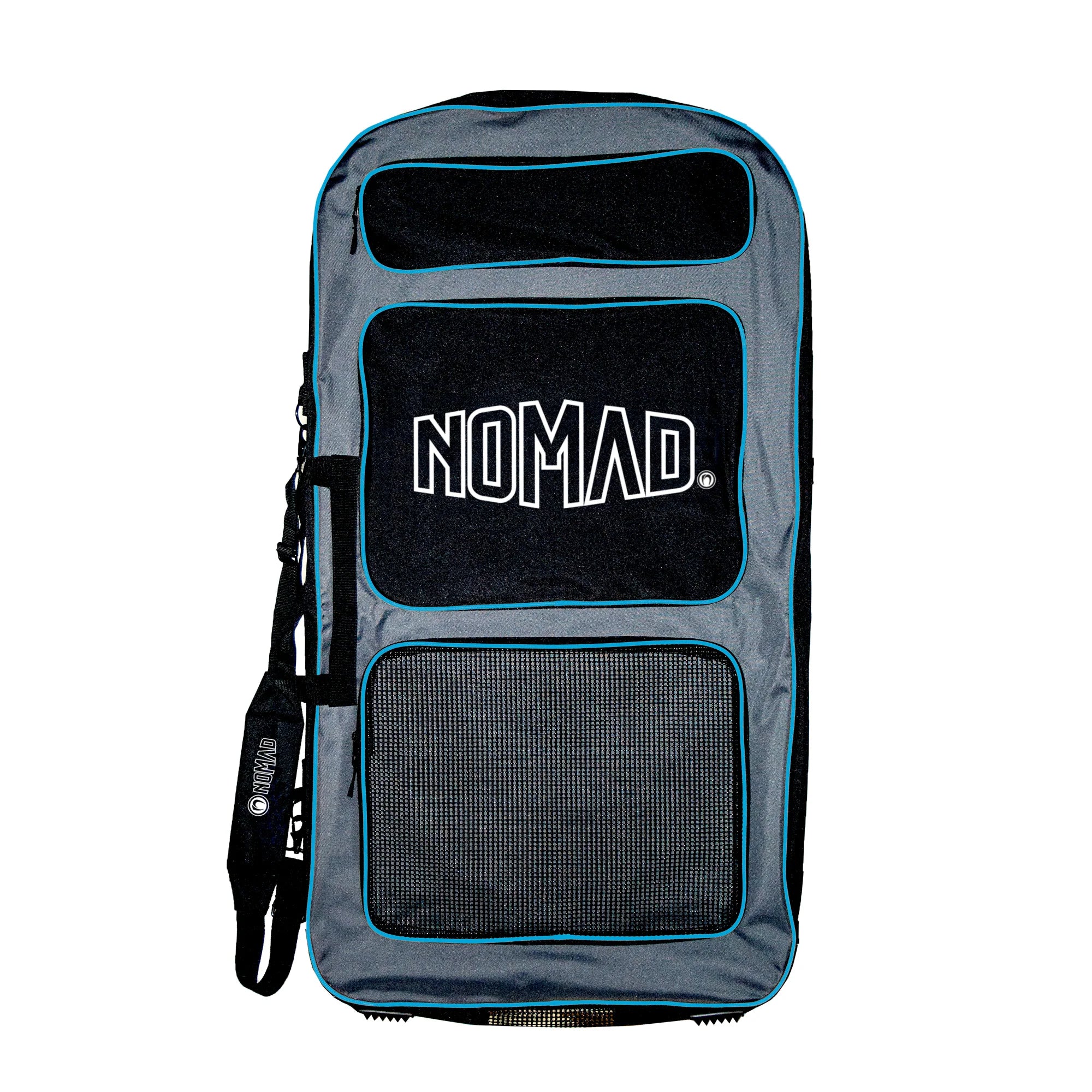 longboard surfboards with pin tails for better tracking-Nomad Transit Board Cover - Grey/Blue