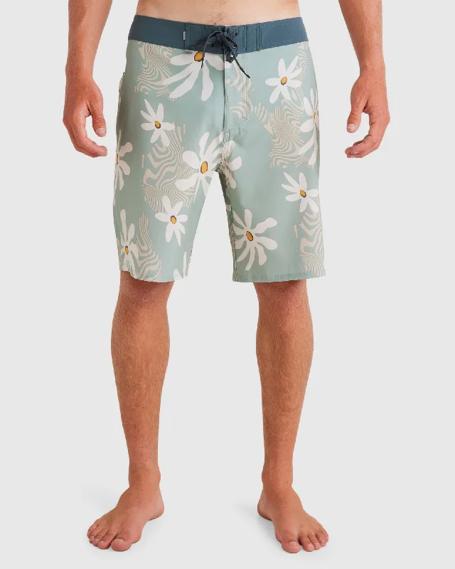 surf clothing for protection against wind chill-Mens Surfsilk 69 19" Boardshorts